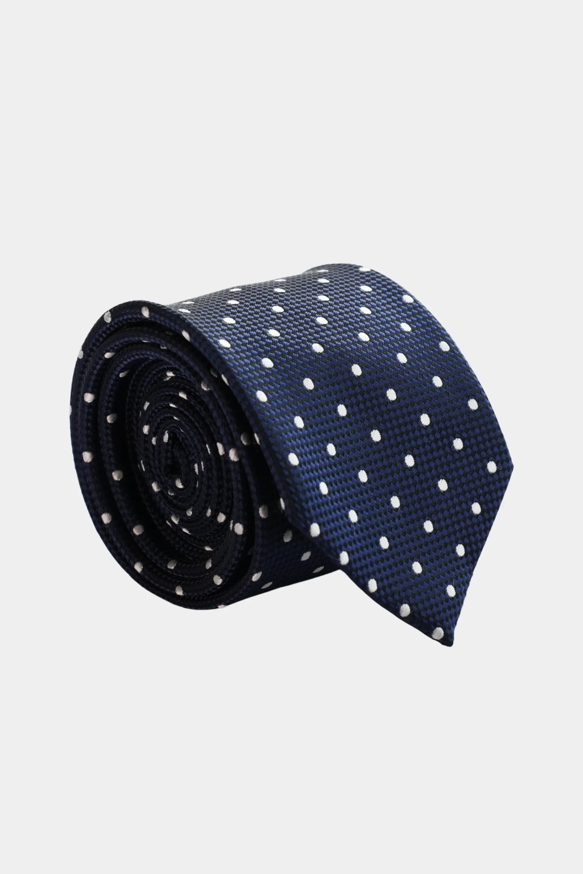 Blue White Tie